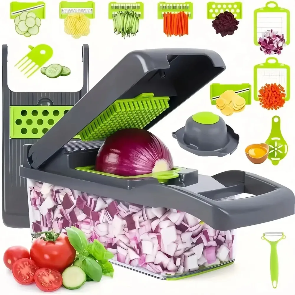 Potato Masher Ricer - Hachoir à Légumes Multifonctionnel avec Poignée,
