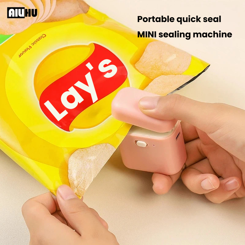 Kitchen Gadgets Built In - Mini-scelleuse de sacs rechargeable, machine de