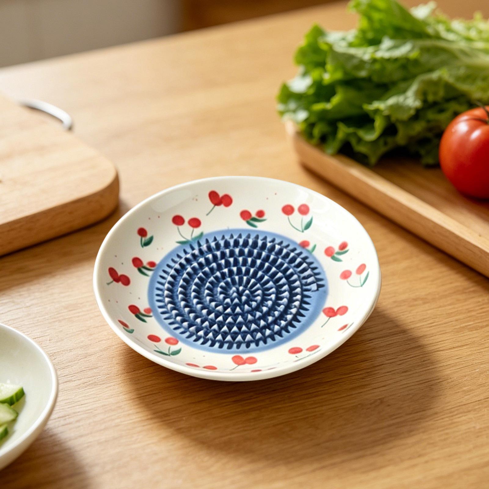 Kitchen Hand Gadgets - Râpe à gingembre simple en céramique,