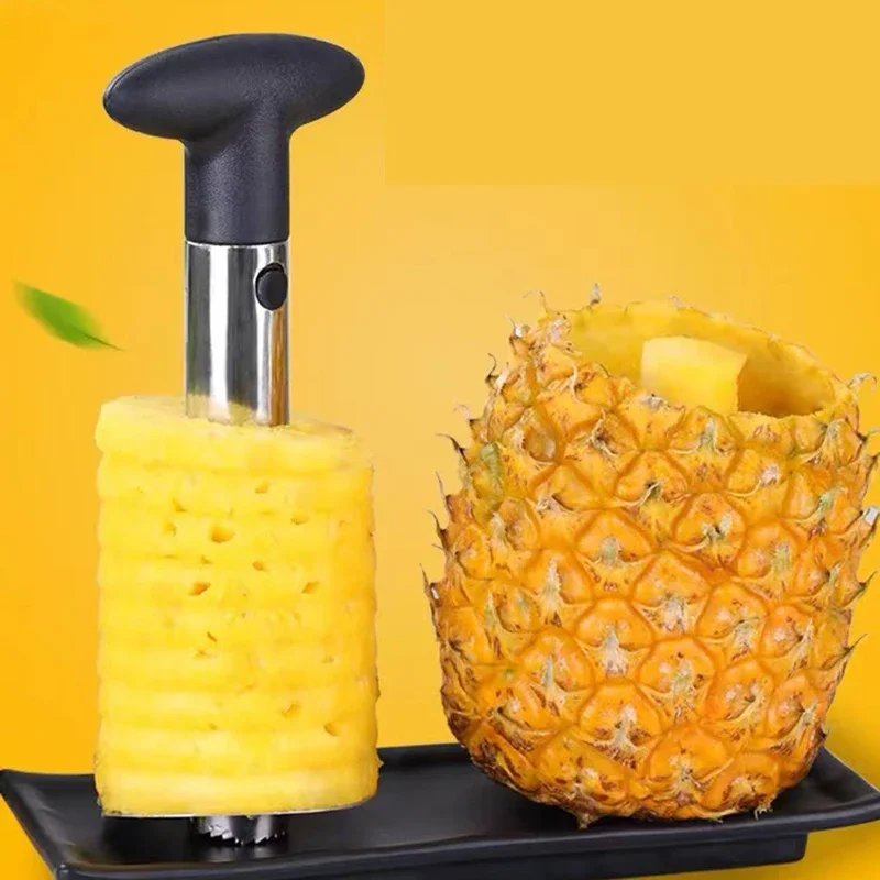 Kitchen Gadgets You Need - Éplucheur et coupe-ananas en acier inoxydable