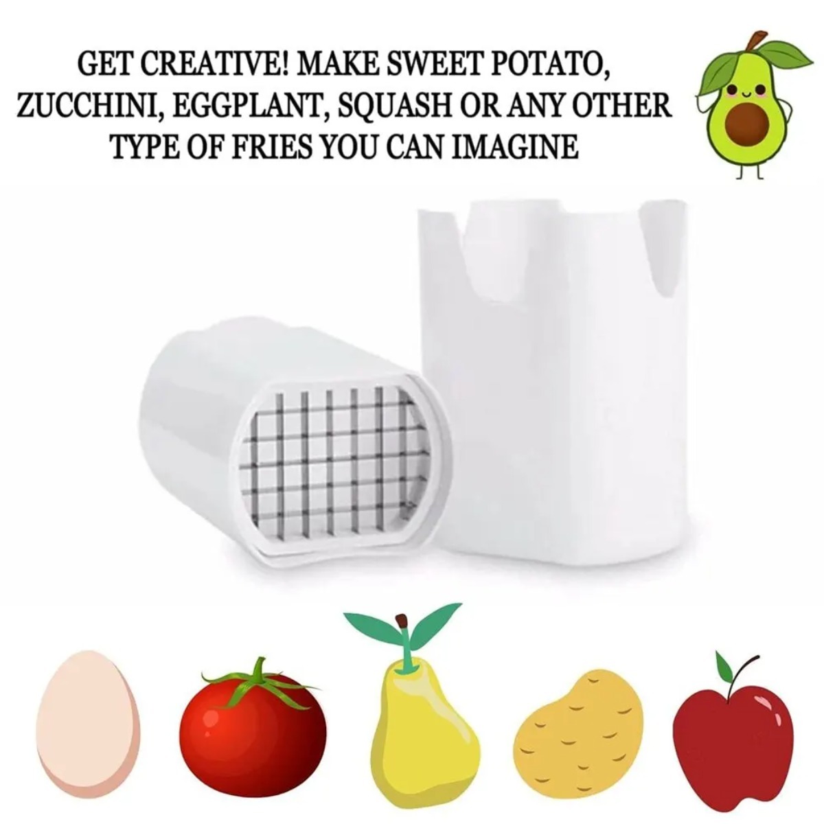 Outil de coupe de frites blanc - Potato Masher Ricer avis et prix