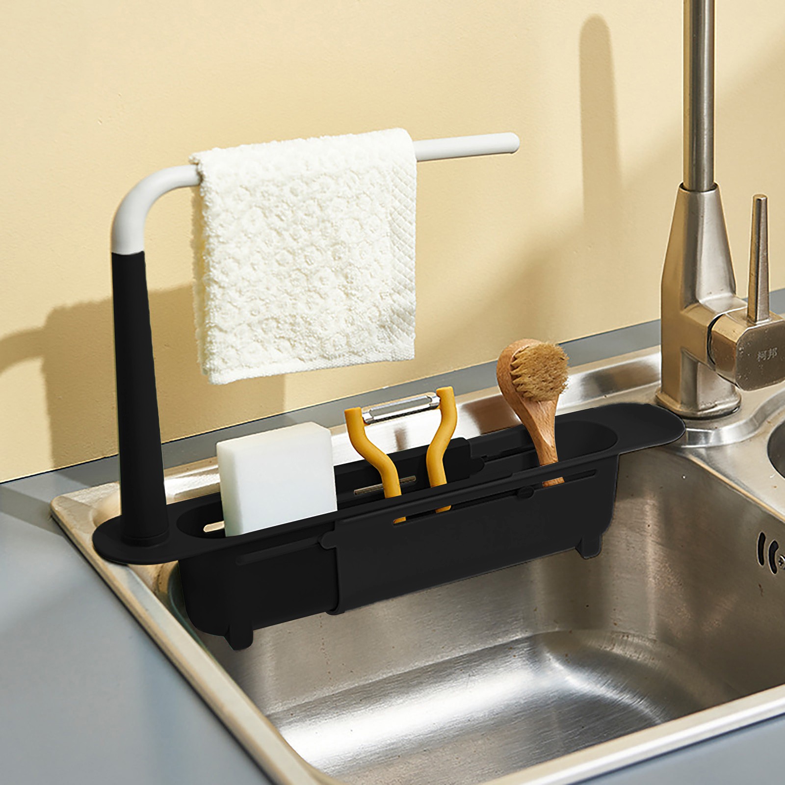 Elescopic-Étagère d'évier de p - Kitchen Gadgets Rack Storage avis et prix