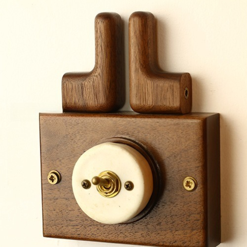 Crochet en bois porte-clés déc - Kitchen Gadgets Rack Storage avis et prix