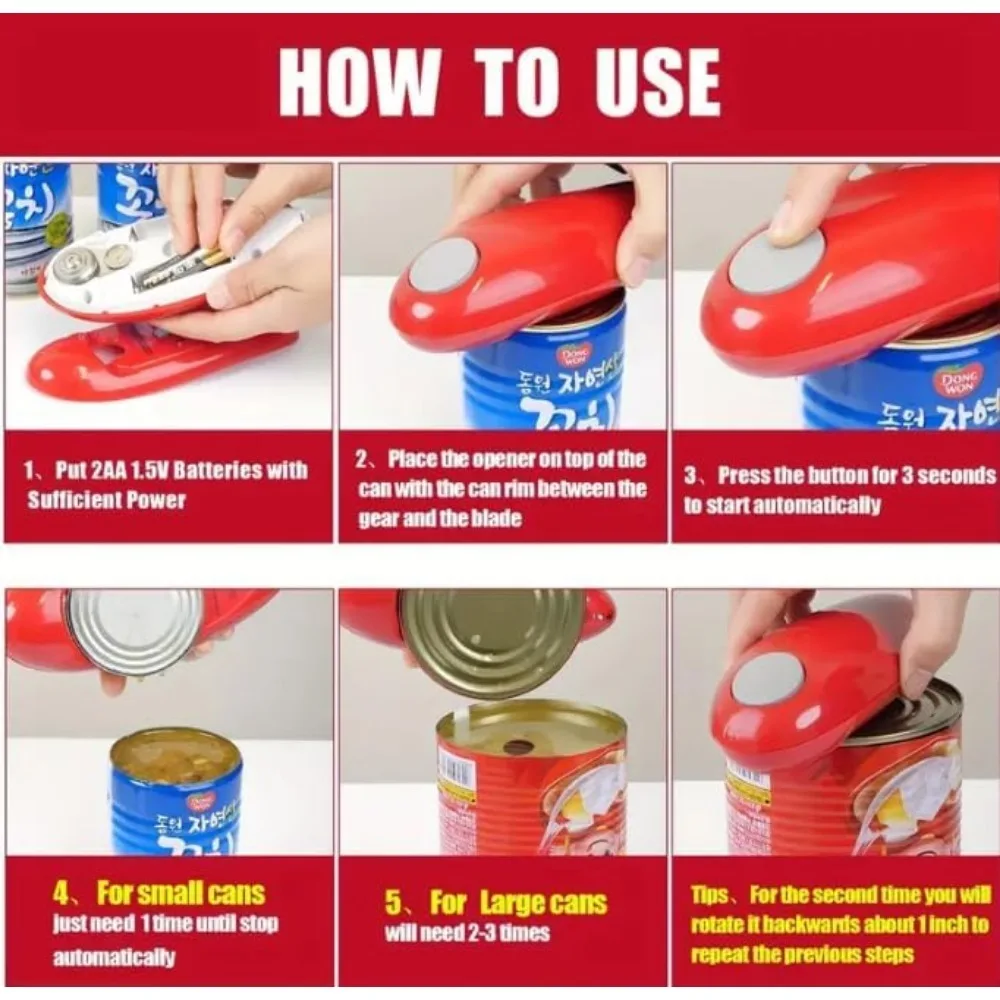 Ouvre-boîte électrique multifo - Electric Can Opener avis et prix