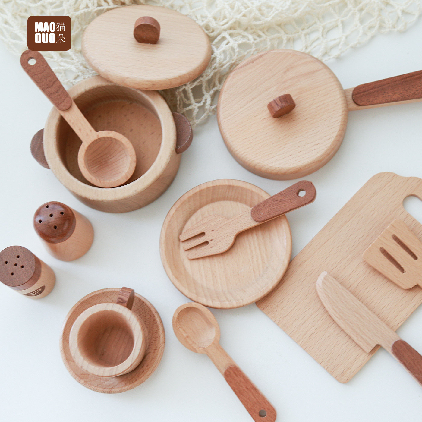 Jeu de cuisine en bois de hêtr - Kitchen Gadgets Kids avis et prix