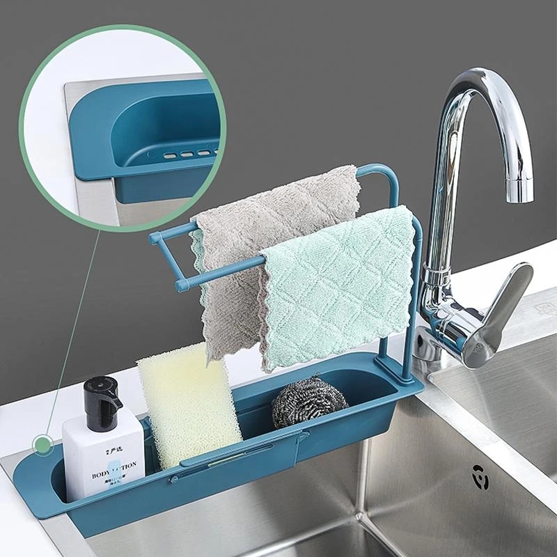 Étagère d'évier télescopique,  - Kitchen Gadgets Rack Storage avis et prix