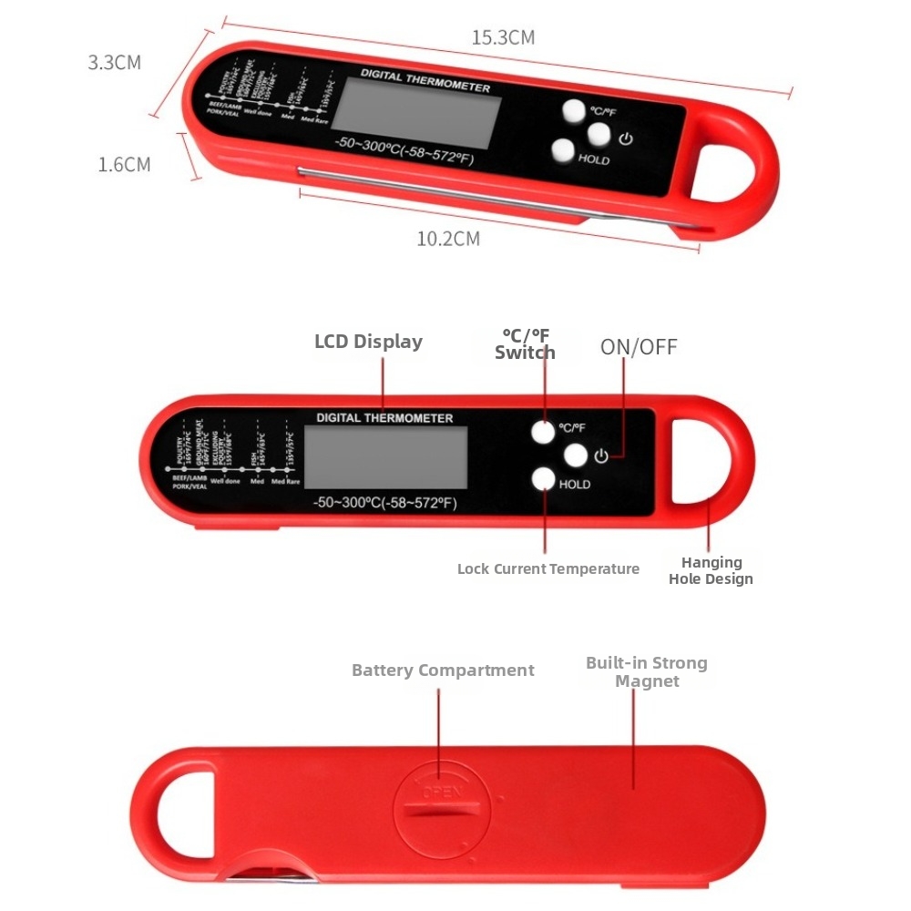 Thermomètre à lecture instanta - Instant Read Thermometer avis et prix