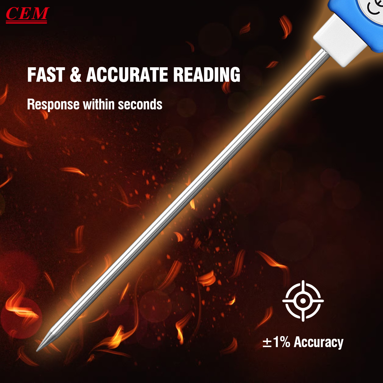 CEM thermomètre à viande numér - Instant Read Thermometer avis et prix