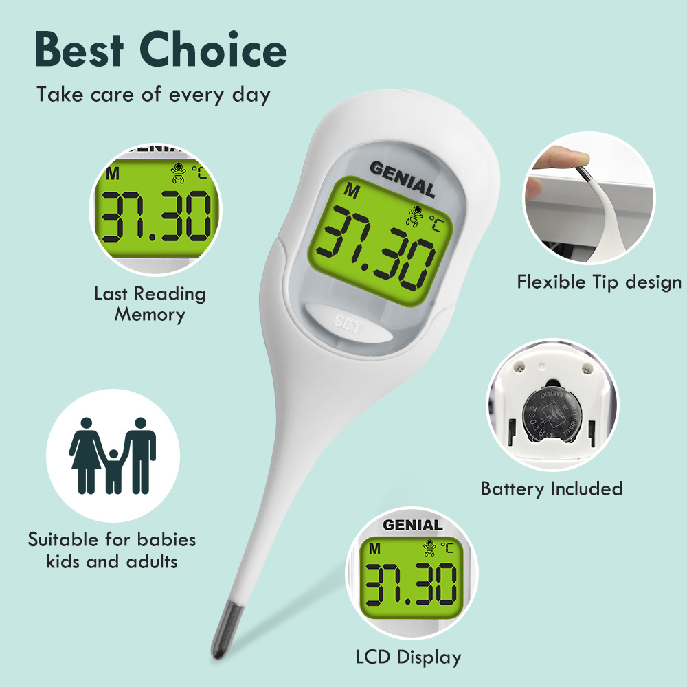 Thermomètre buccal numérique à - Instant Read Thermometer avis et prix