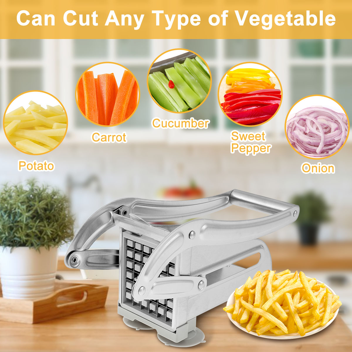 Coupe-frites en acier inoxydab - Potato Masher Ricer avis et prix